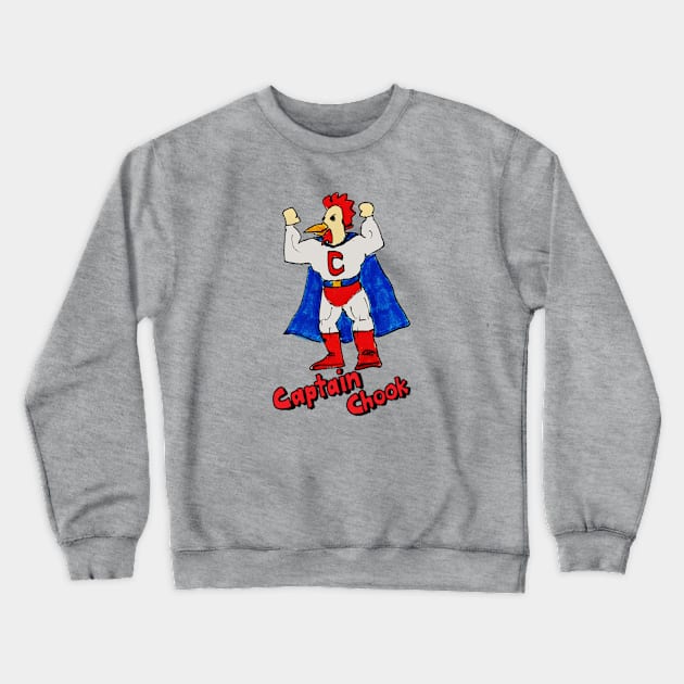 Captain Chook Crewneck Sweatshirt by crap-art